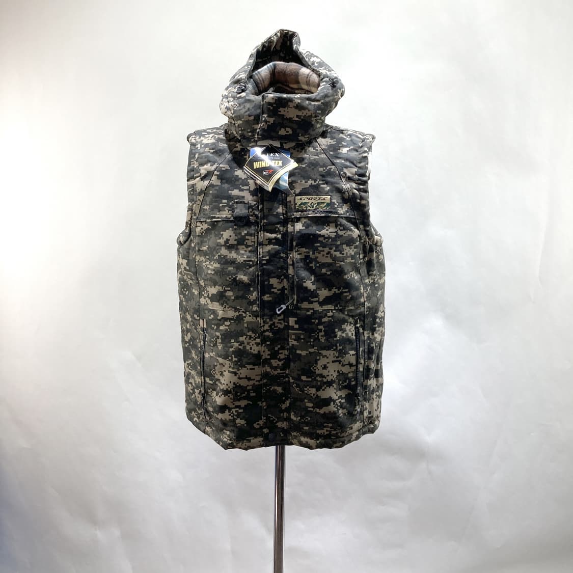 K-TEX 택새상품 남성밀리터리기모조끼 XL  상품이미지1