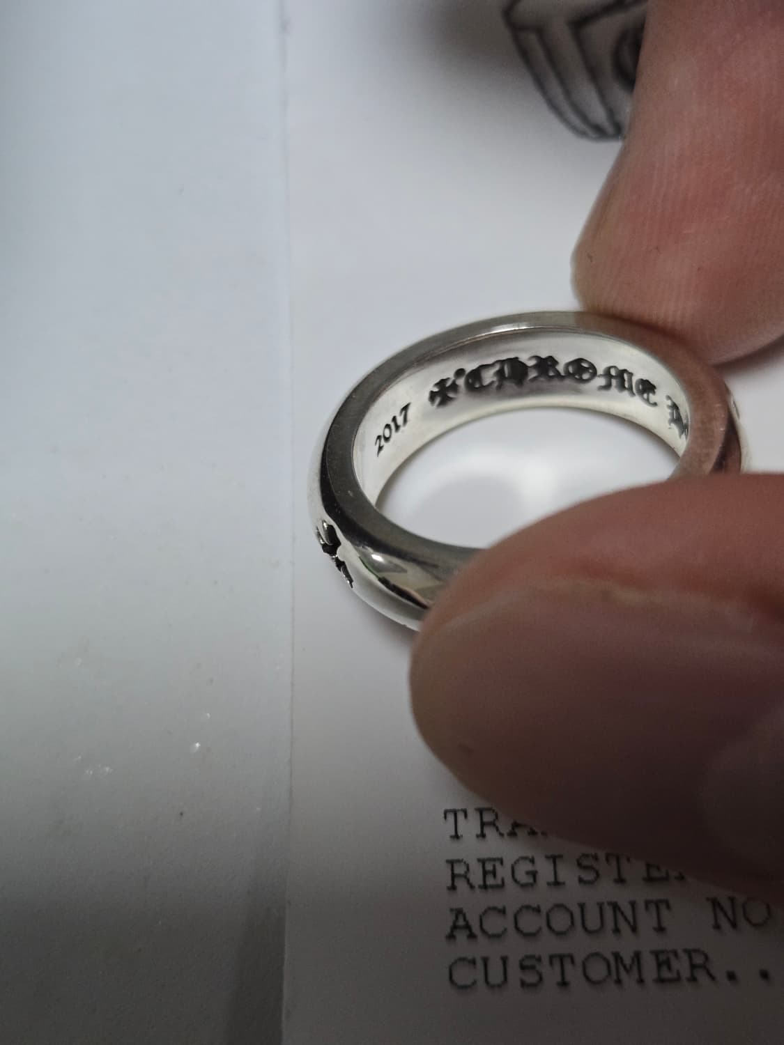 크롬하츠 네거티브플러스링 us5.5 상품이미지4