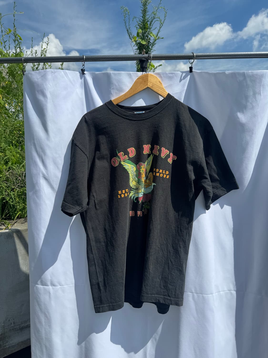 90s Old Navy World Famous 빈티지 티 L 상품이미지1