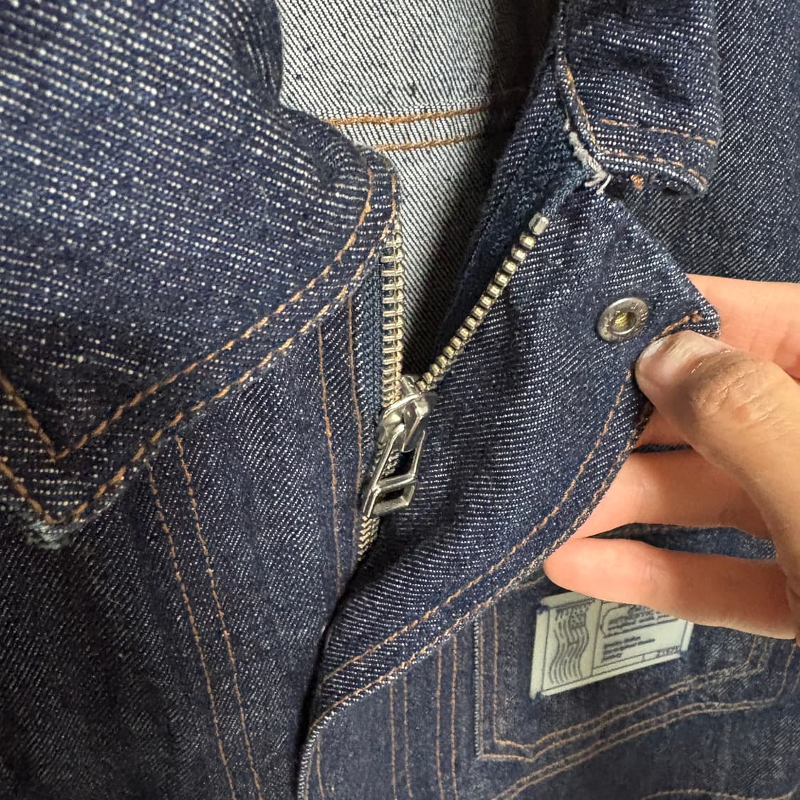 자라 데님 초어자켓 / 진청, M 상품이미지5