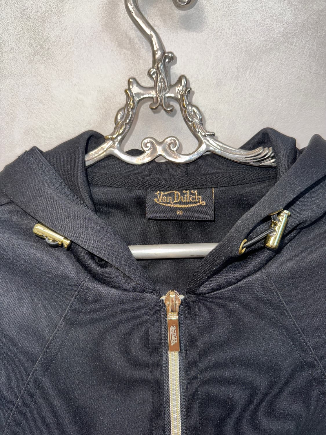 Von Dutch black cubic logo hood zipup  상품이미지6