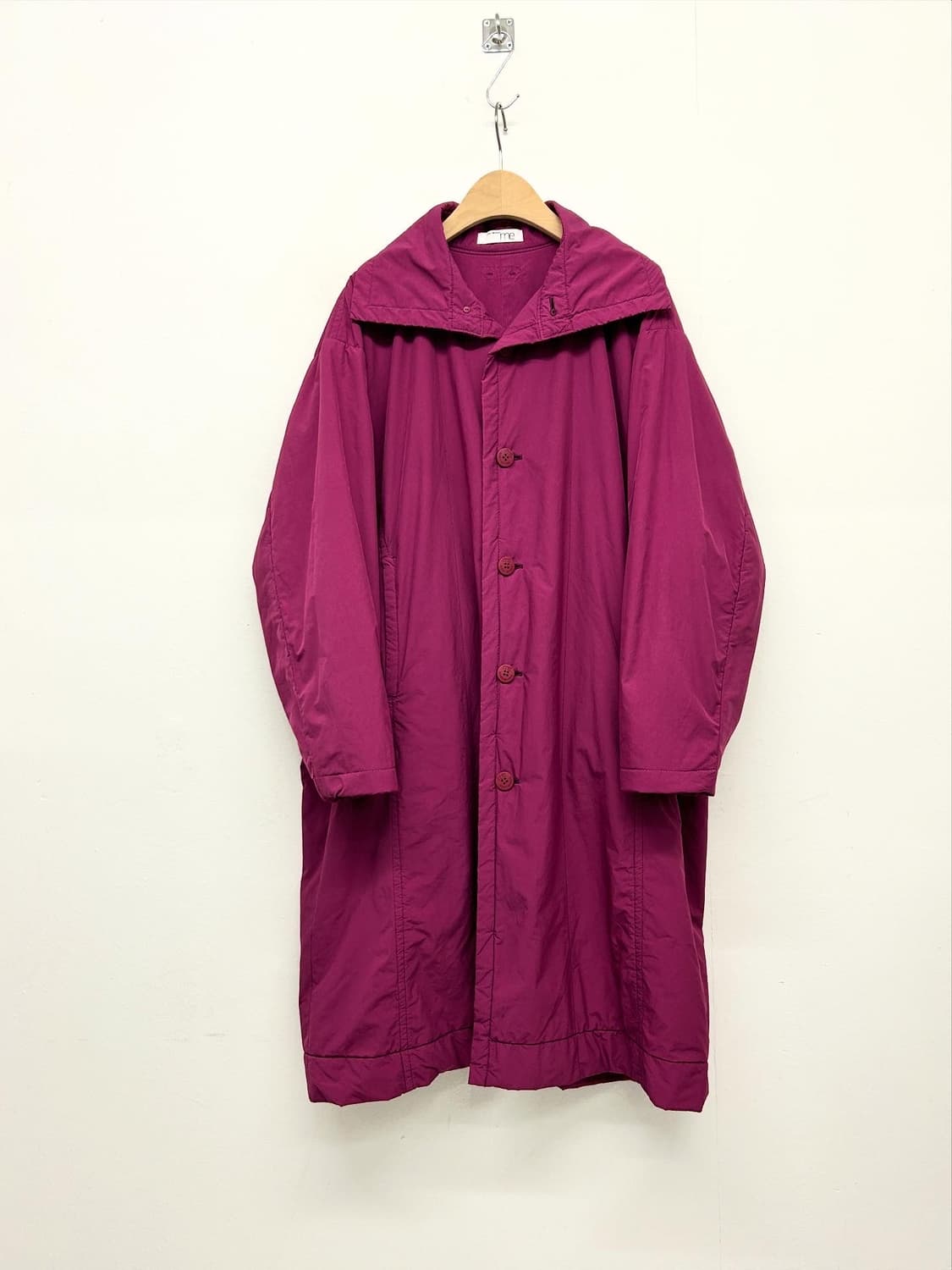 me ISSEY MIYAKE Magenta Long Coat 상품이미지1