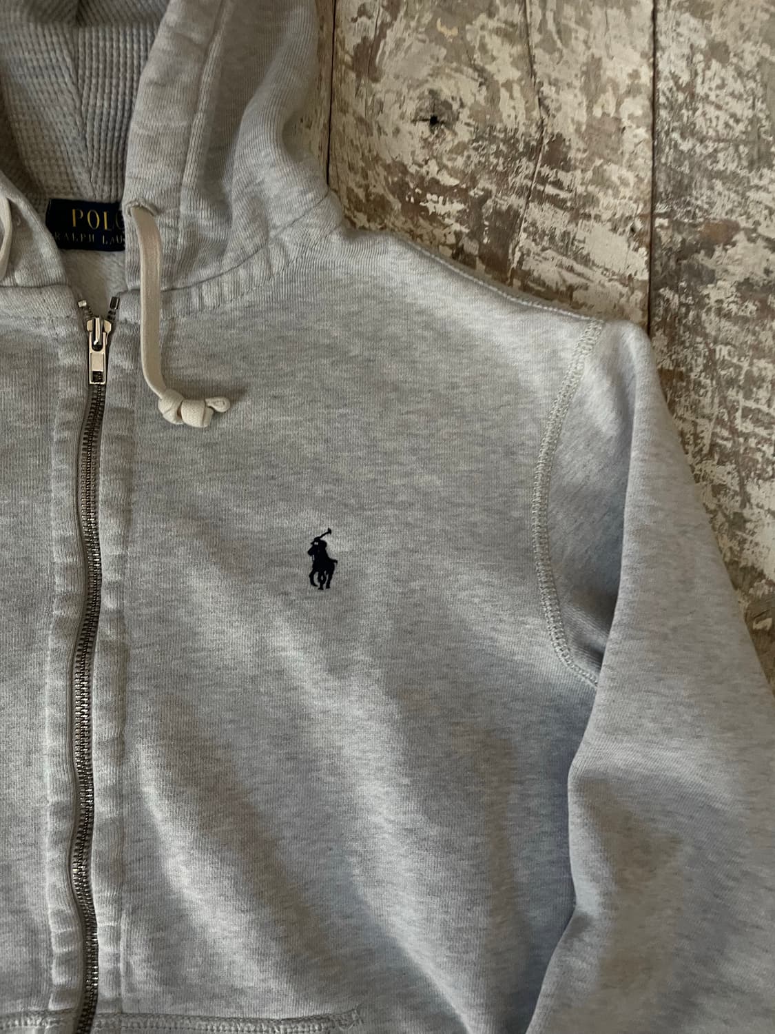 Polo Ralph Lauren Gray Zip Hoodie 상품이미지3