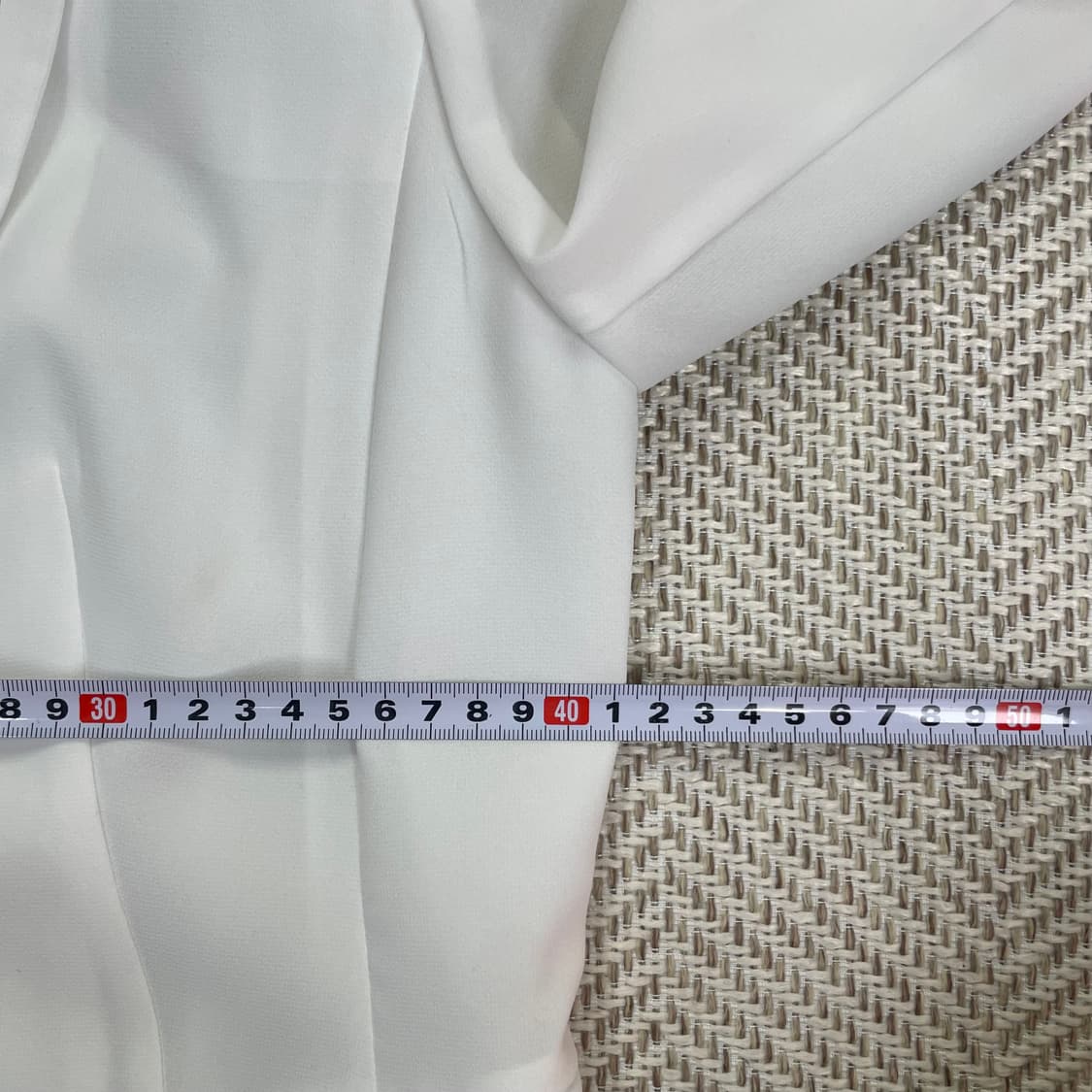 새상품/ME-SENSE 화이트 블레이저 66사이즈 상품이미지7