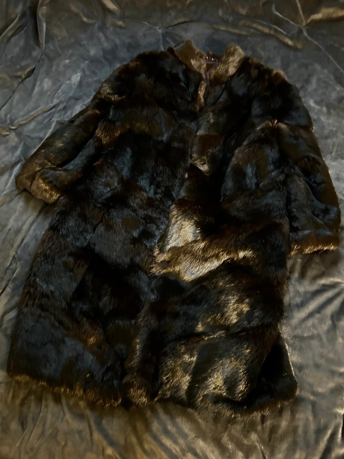 Fox Fur Over Fit Coat 상품이미지1