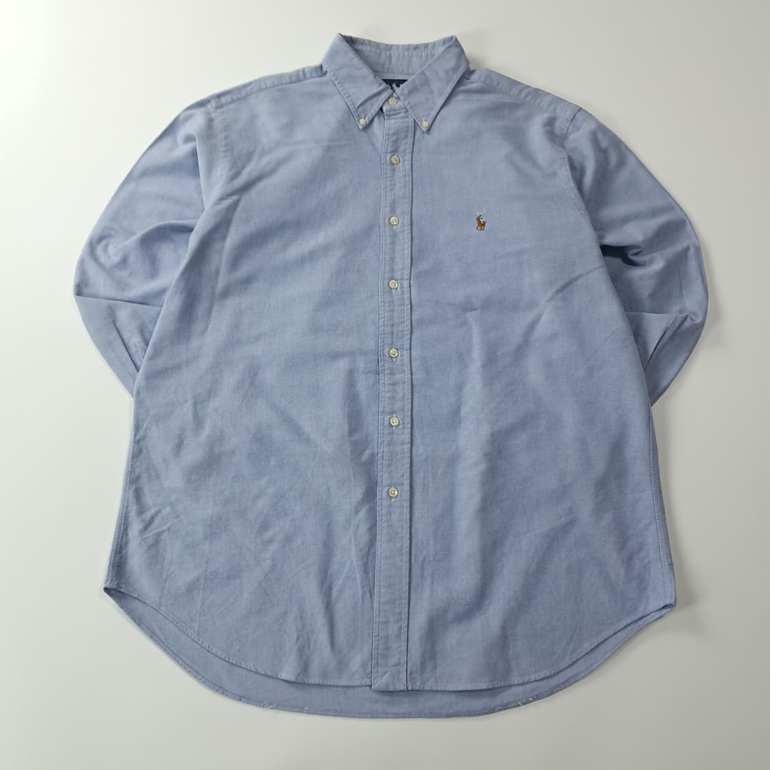 CK357 XL 폴로 90s 홍콩판 클래식 더스티 블루 셔츠 남방 상품이미지1