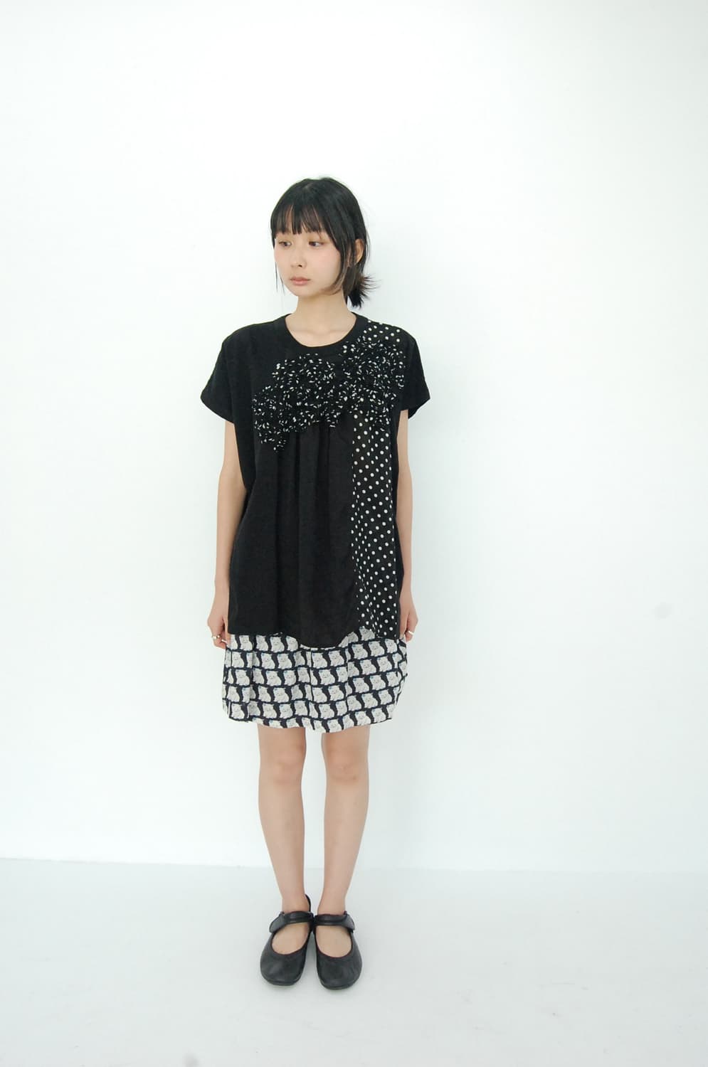 Zucca dot flower top 상품이미지3