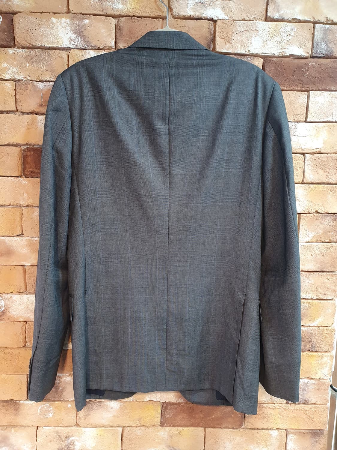 TIME 그레이 체크 남성 자켓 상품이미지2