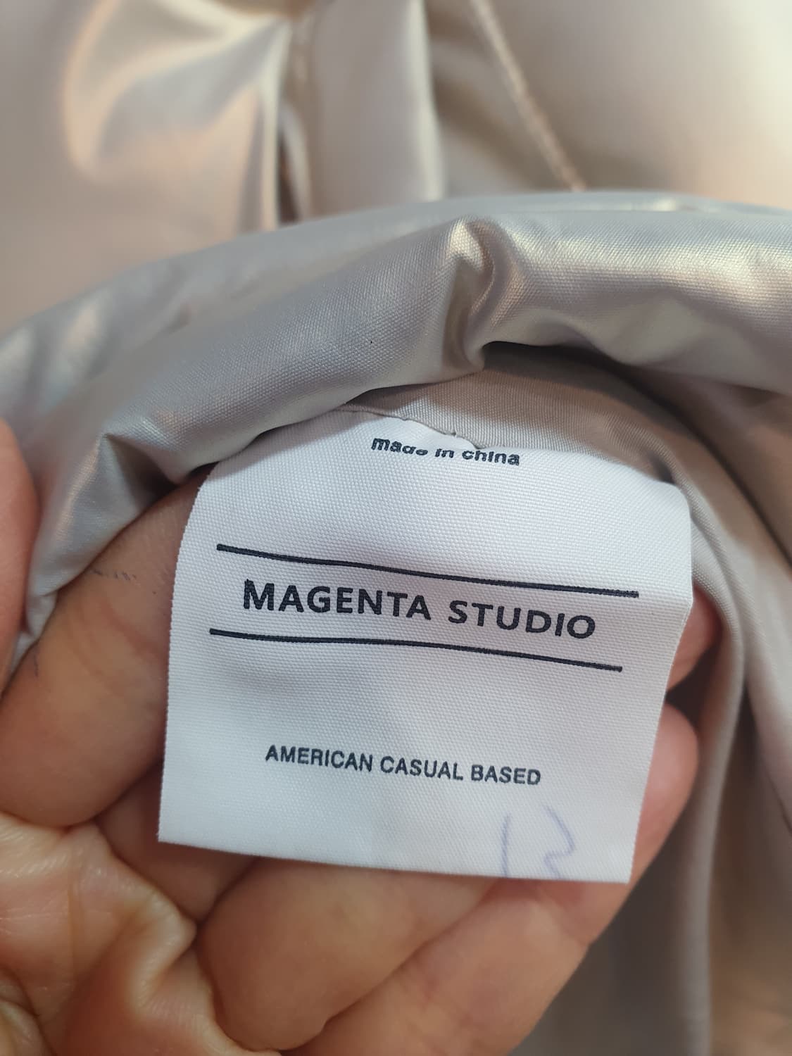 Magenta Studio 실버 숏패딩 상품이미지5