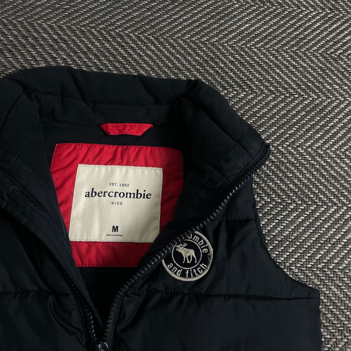 아베크롬비 y2k 크롭 빈티지 다운 베스트y 3531 상품이미지5