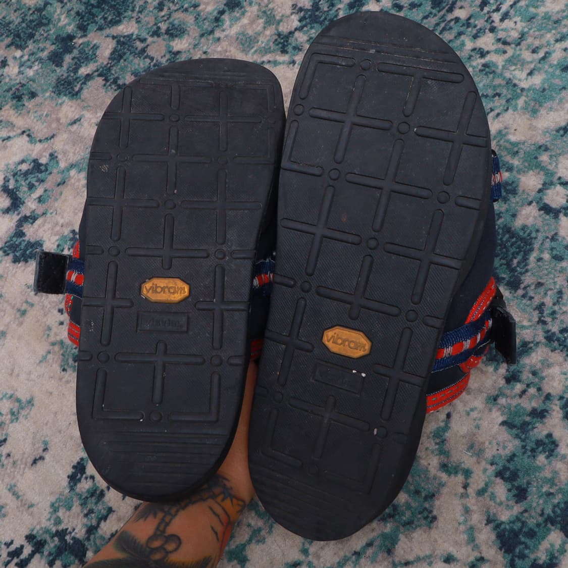 visvim 비즈빔 크리스토 인디고 스트라이프 샌들 정품 상품이미지4