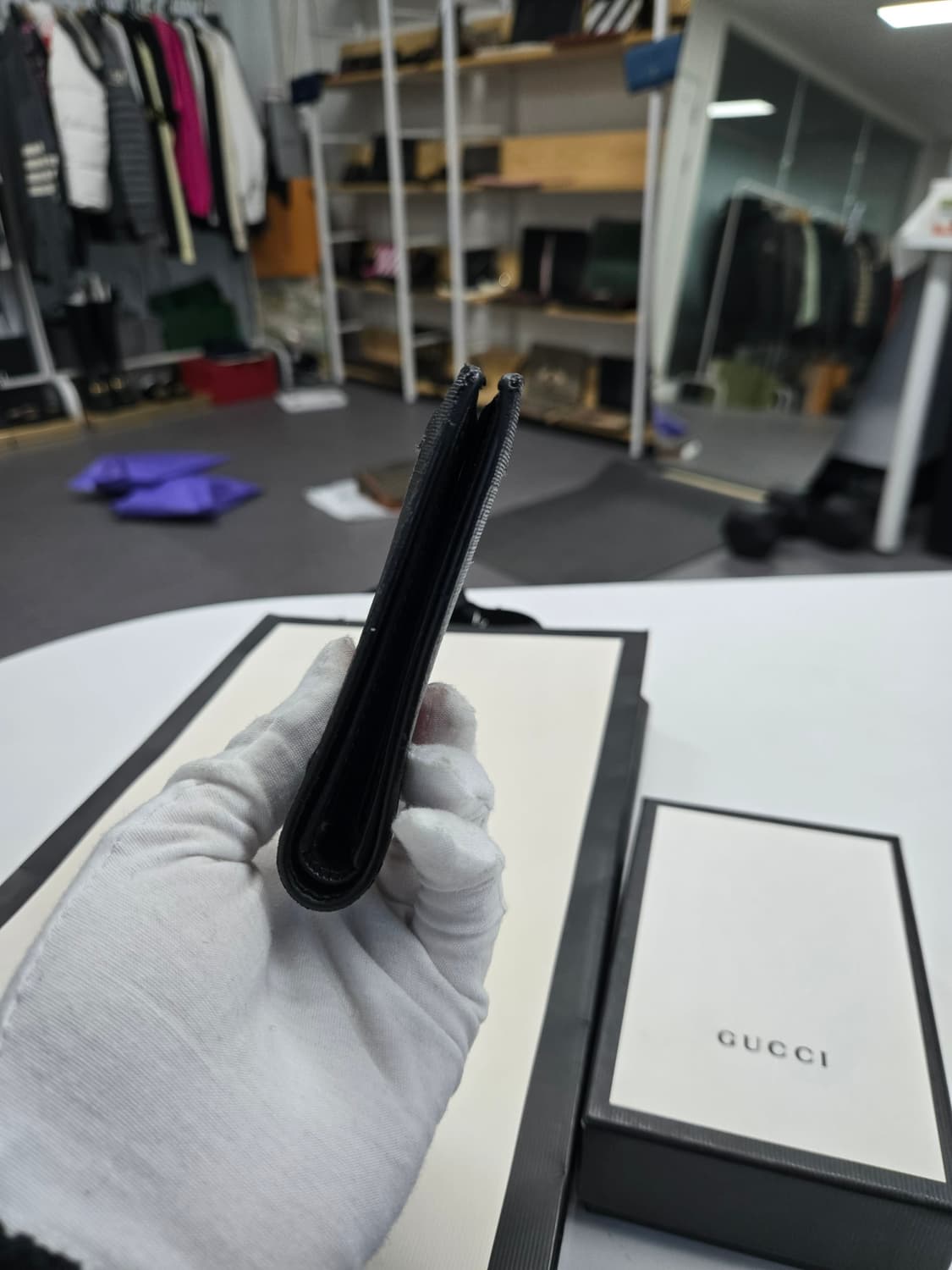 [A급컨디션] 구찌 웹삼선 반지갑 상품이미지3