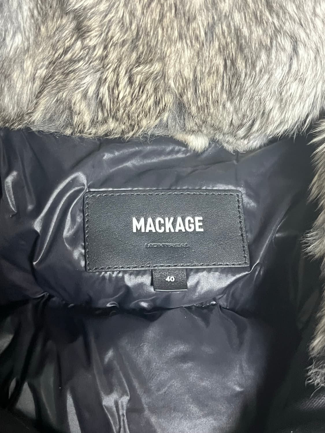 맥케이지 실버퍼 상태최상 40사이즈 상품이미지2