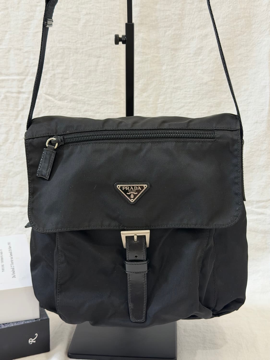 정품 프라다 포코노 나일론 메신저백 크로스백 주우재백 상품이미지7