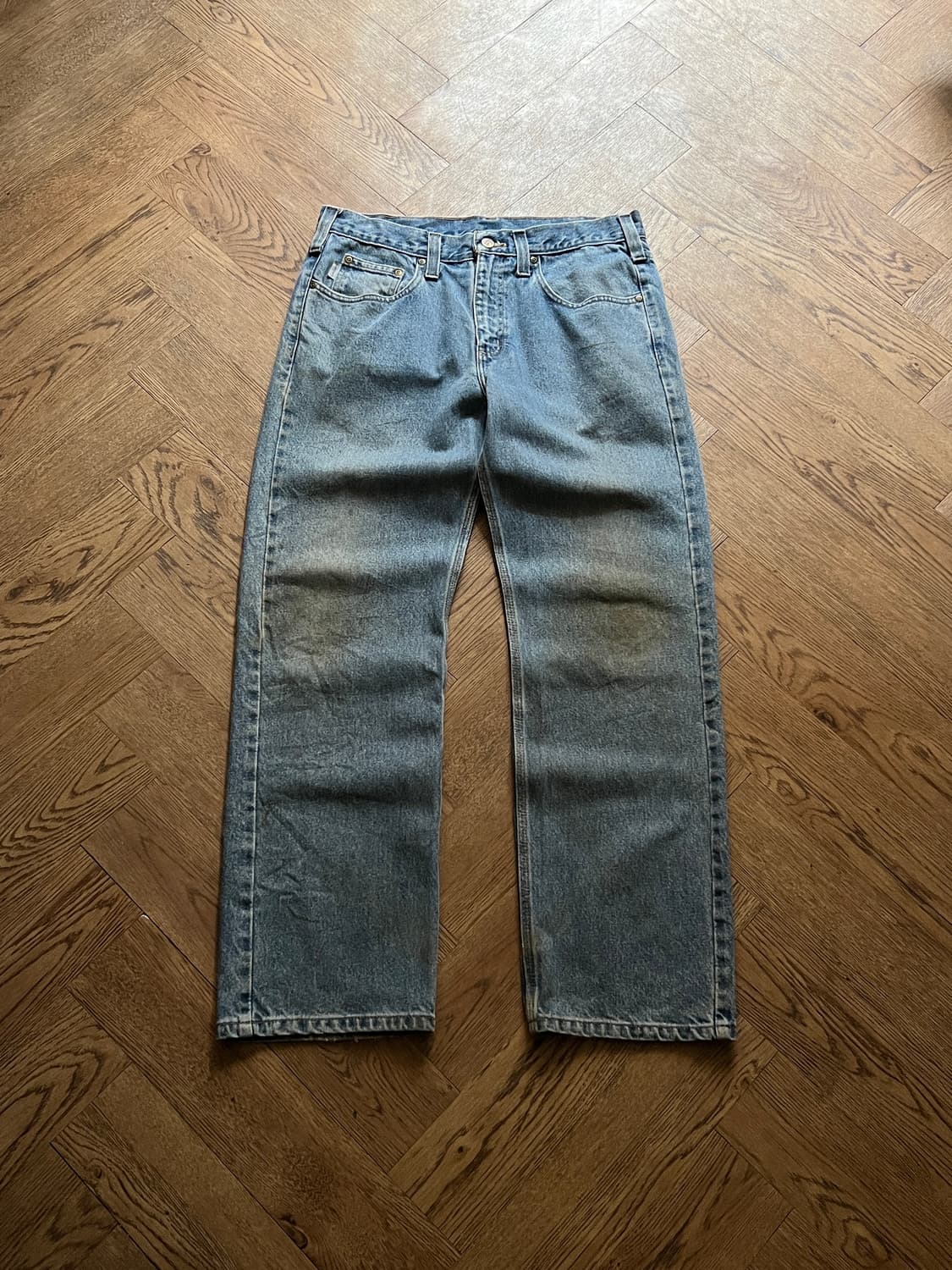 [33]칼하트 USA 더티워싱 워크 데님 팬츠 상품이미지1