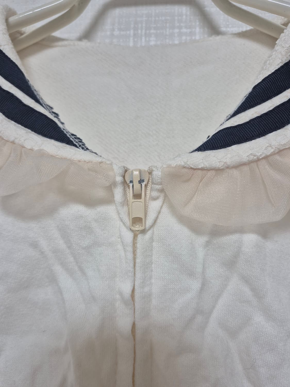 리즈리사 샘플 히메카지 세일러파카 오프화이트 상품이미지2