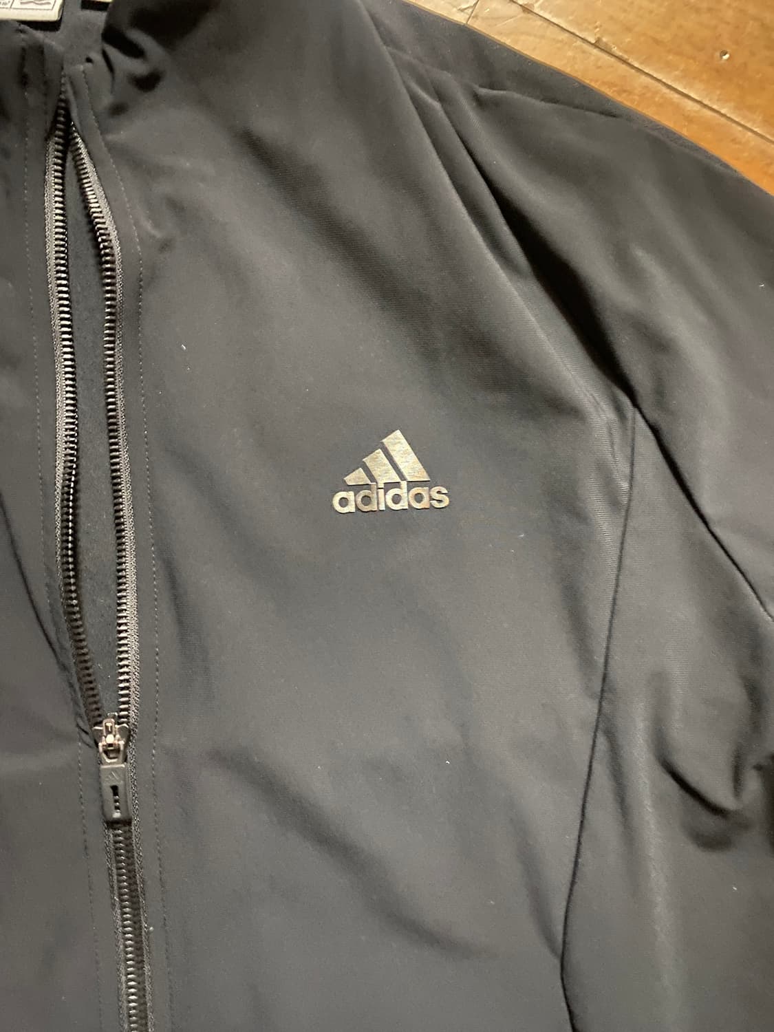 아디다스 블랙 바람막이 집업 XL 상품이미지2