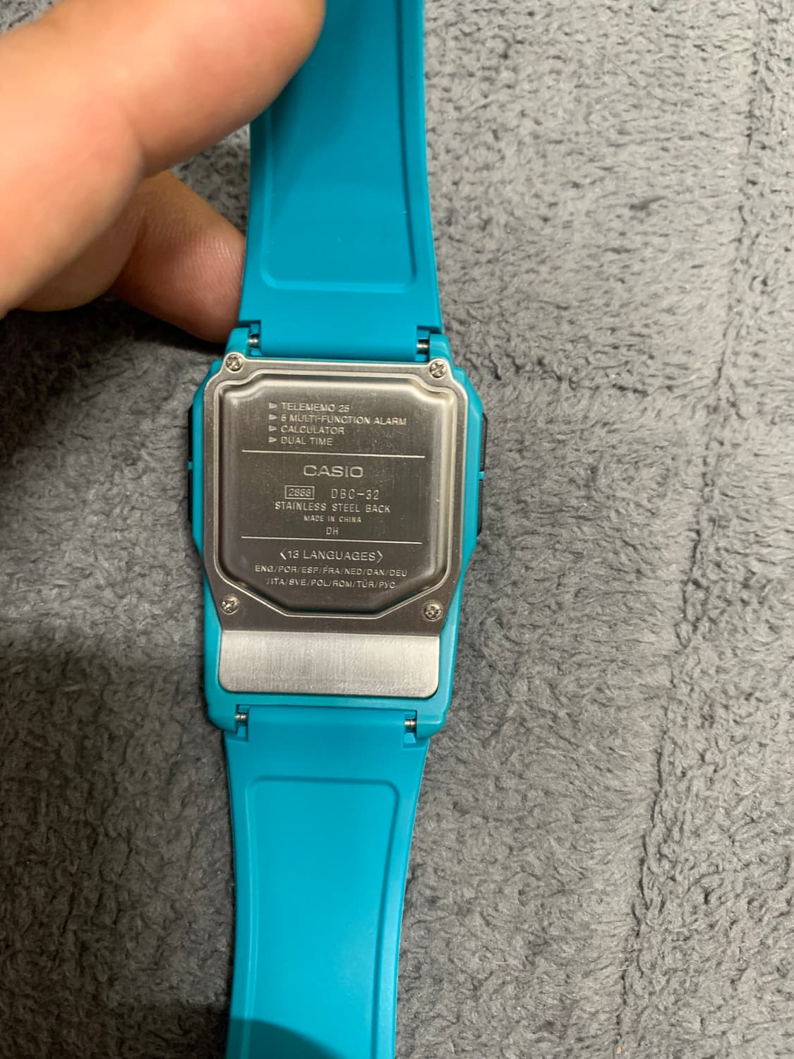 카시오 빈티지데이터뱅크 계산기 시계 상품이미지3