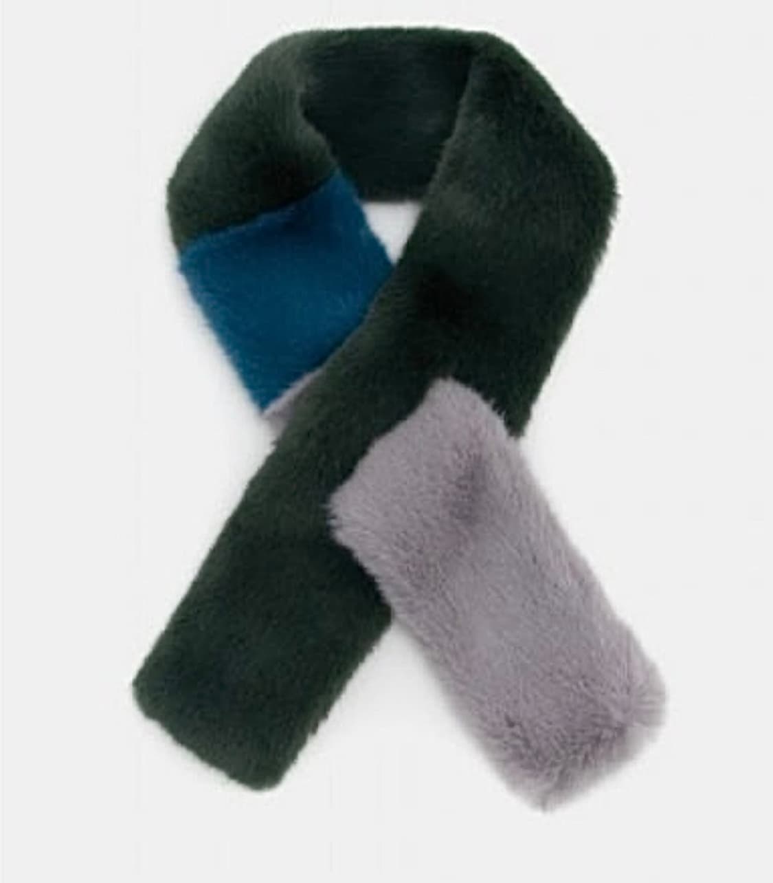 [에잇세컨즈] 페이크퍼 배색 머플러 상품이미지1