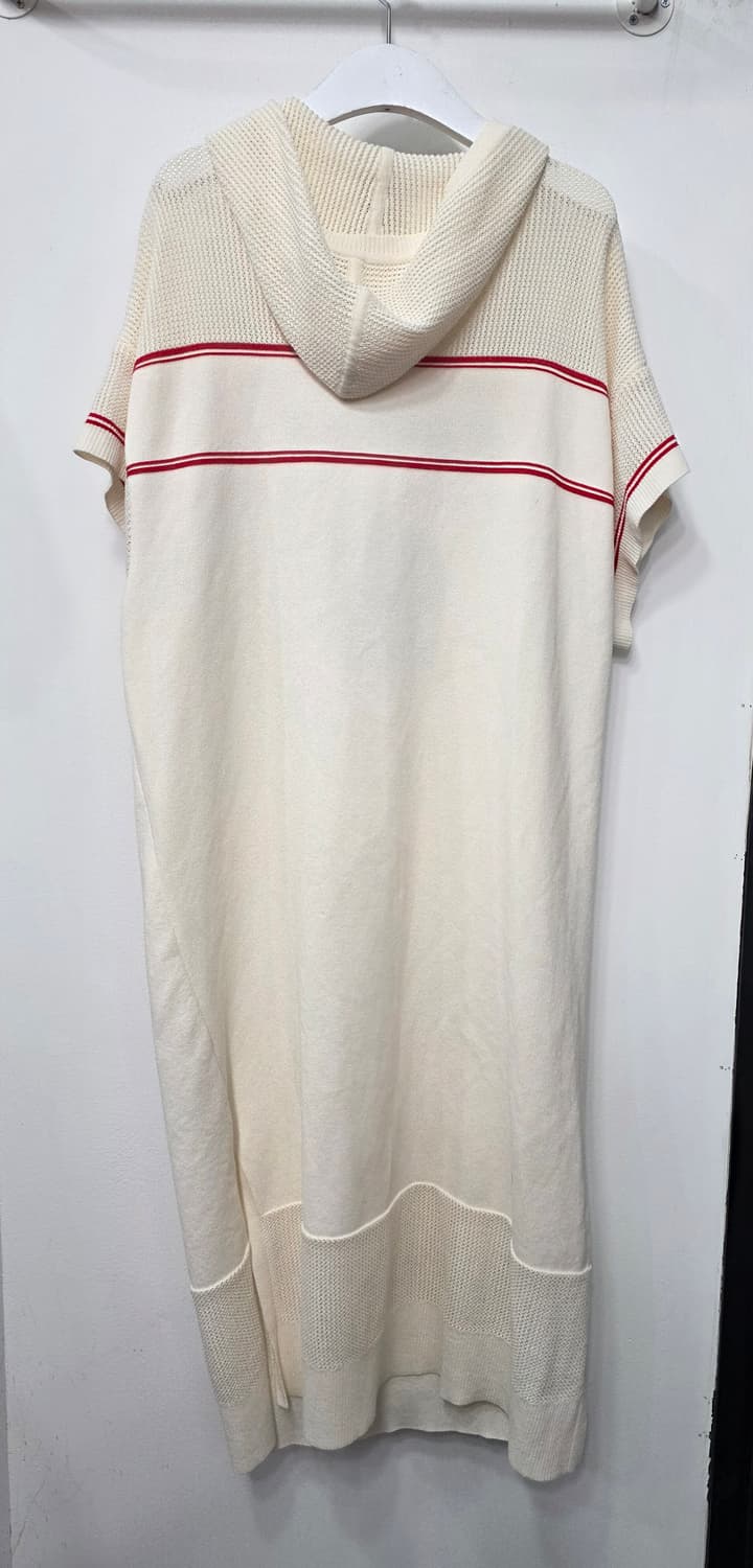 오즈세컨 여성 후드 롱 니트 원피스 상품이미지2