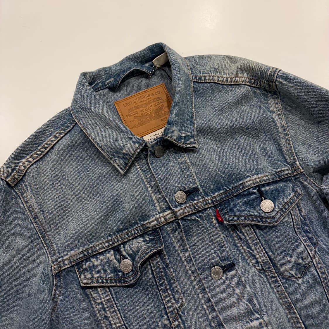 [S] 리바이스 오리지널 데님 트러커 청자켓 빈티지 워싱 C100 상품이미지3