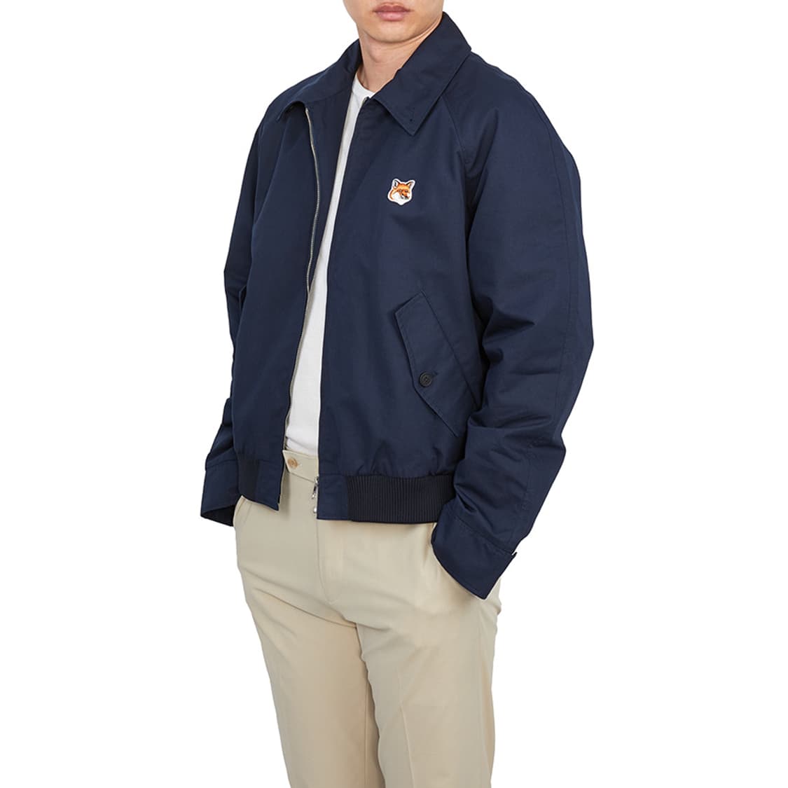 (새상품) 메종키츠네 헤링턴 블루종 자켓 상품이미지6