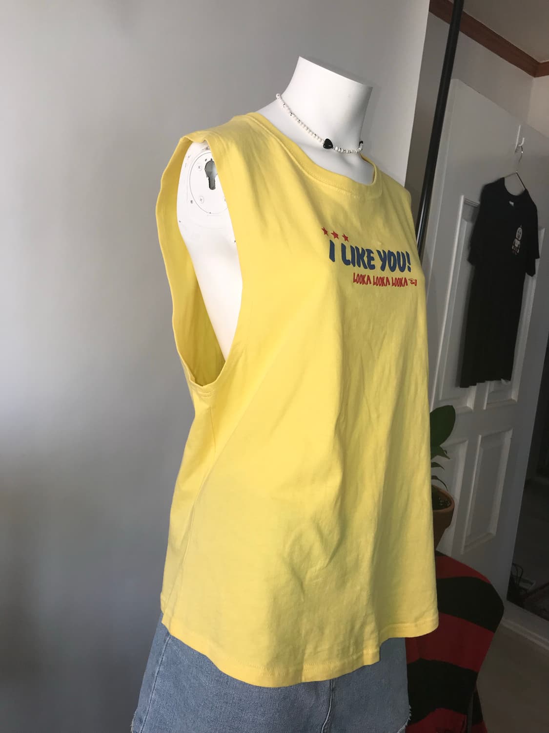 I LIKE YOU ! Printing Sleeveless Top 상품이미지3