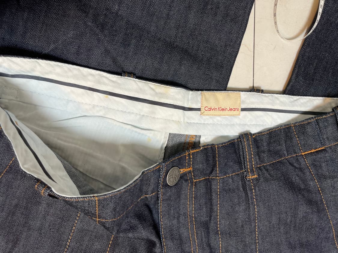  2005 캘빈클라인 와이드 스트레이트 스티치 데님 상품이미지7
