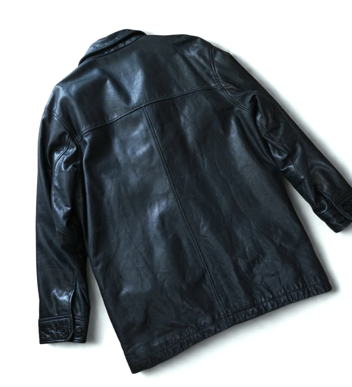 (M) 올드갭 India 레더 카코트 레더코트 갭 Old gap ~105 상품이미지5