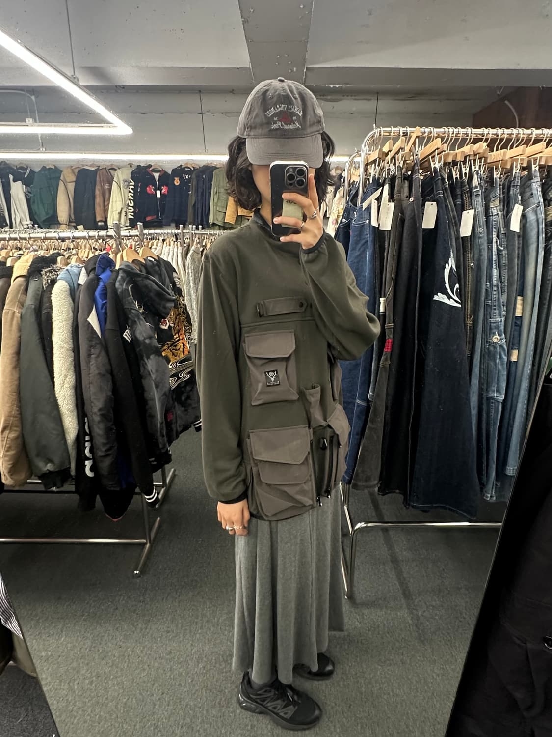 S) 남이서팔 텐카라 트라우트 멀티포켓 풀오버 플리스 상품이미지1