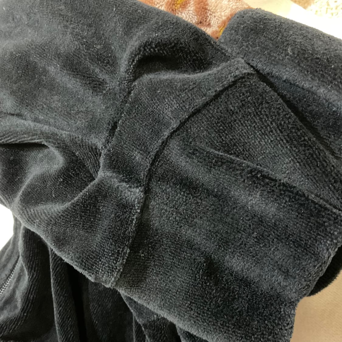 babydoll 벨벳 집업 베이비돌 블랙 트랙 자켓 레오파드 호피 자수 상품이미지9