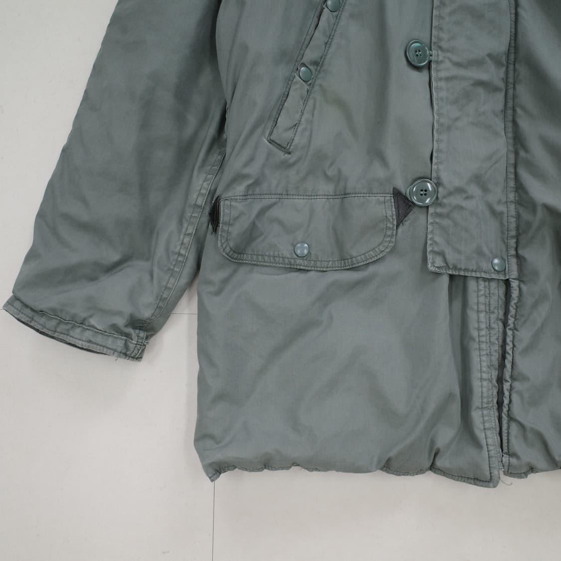 86년 미공군 USAF N-3B 플라이트 파카 (Greenbrier)  상품이미지4