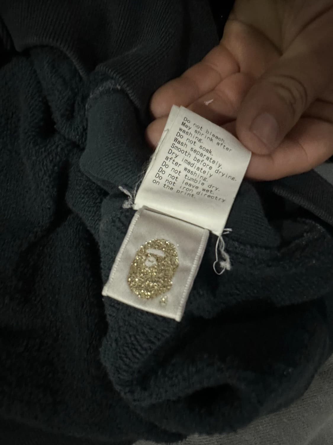 베이프 그라데이션 풀 집업 후디 상품이미지6