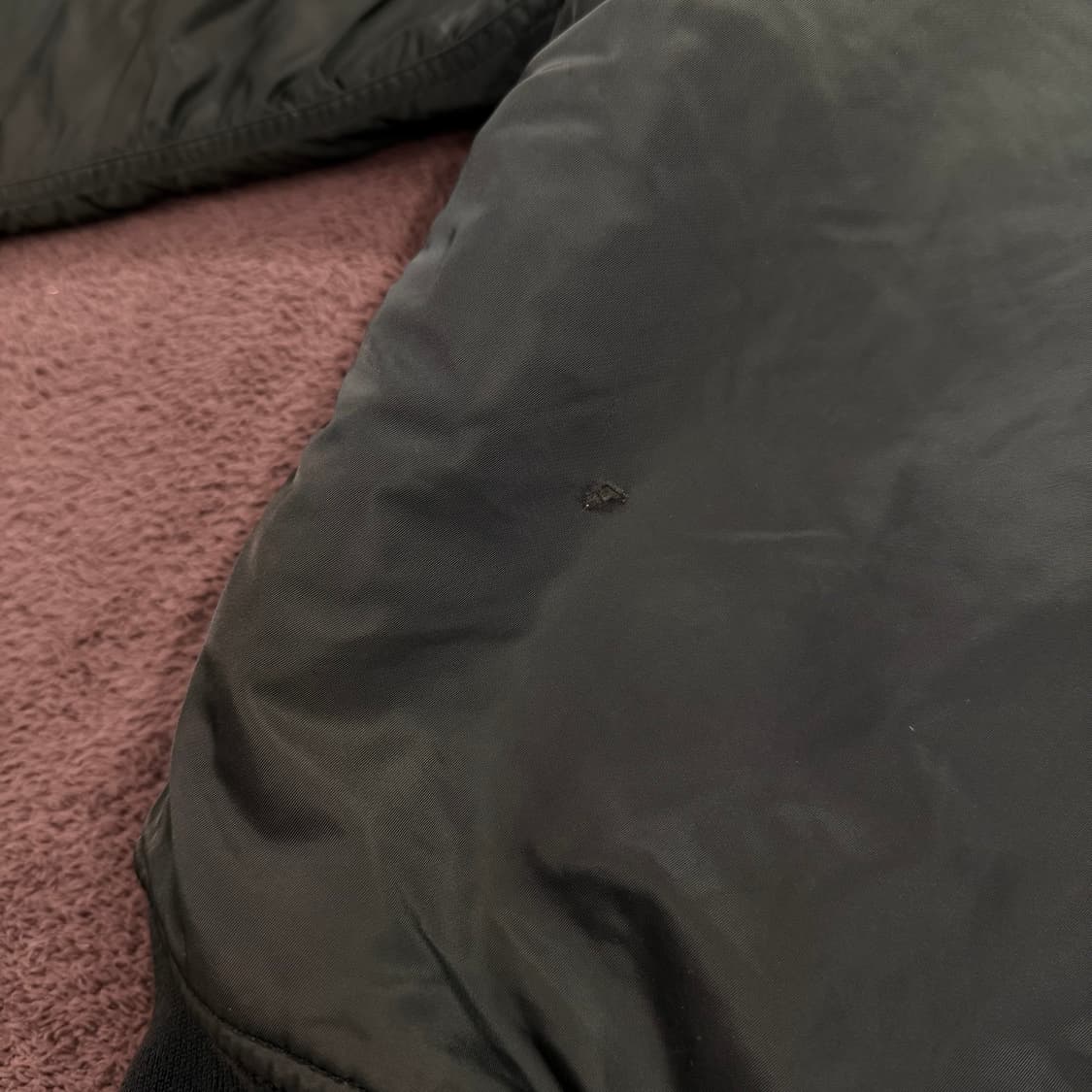 [정품/XL] 알파인더스트리 MA-1 가죽 배색 항공점퍼 상품이미지8