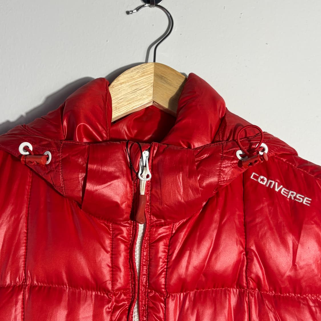 컨버스 빈티지 레드 패딩 베스트 (무료배송) 상품이미지2