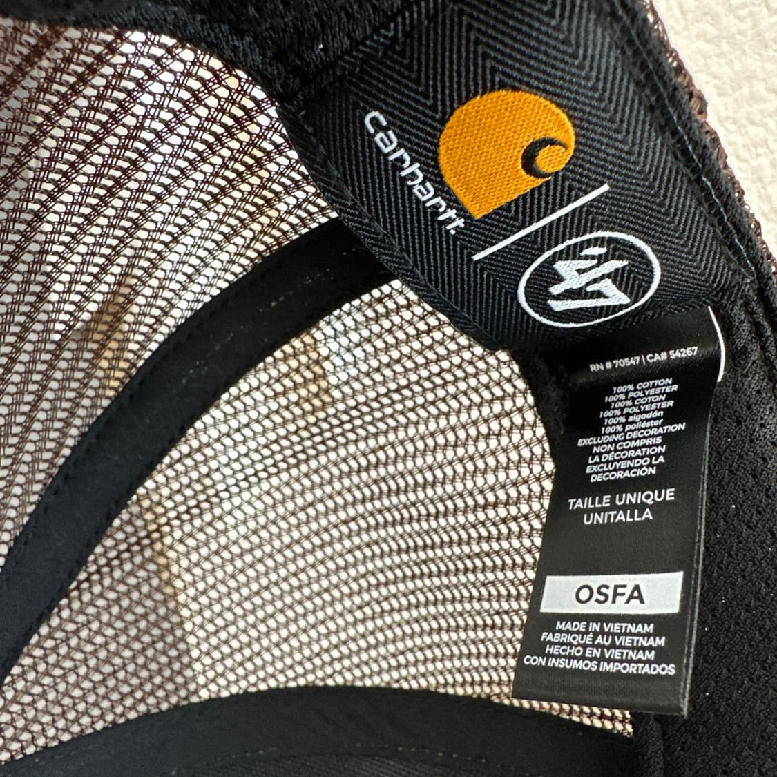 칼하트 x 47 시애틀 시호크스 NFL 트러커 메쉬캡 새상품 상품이미지9