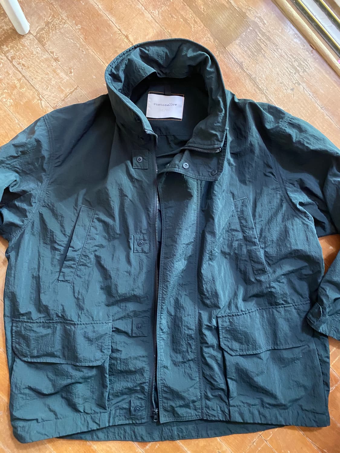 커스텀멜로우 다크그린 바람막이 자켓 38/00 (105) 상품이미지1