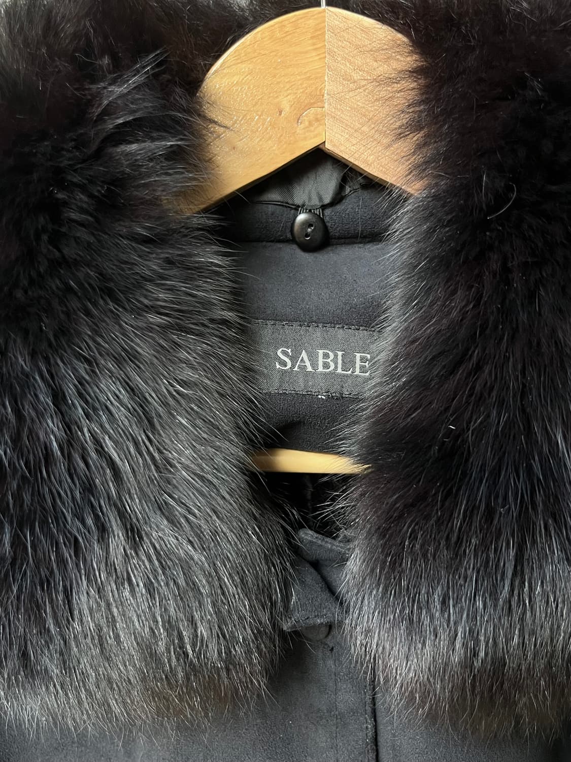 폭스퍼 시어링 자켓 블랙 상품이미지6