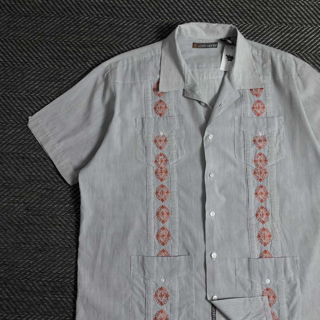 USA 오리지날 빈티지 디테일 쿠바 셔츠y 3473 상품이미지4