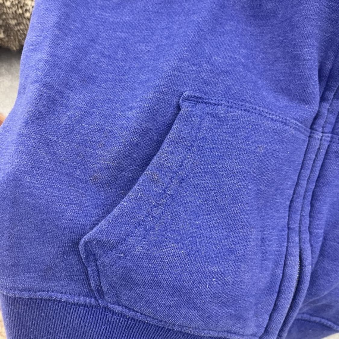 갭 올드스쿨 Y2K 빈티지 00's 블루퍼플 후드집업 XS C09823 상품이미지8