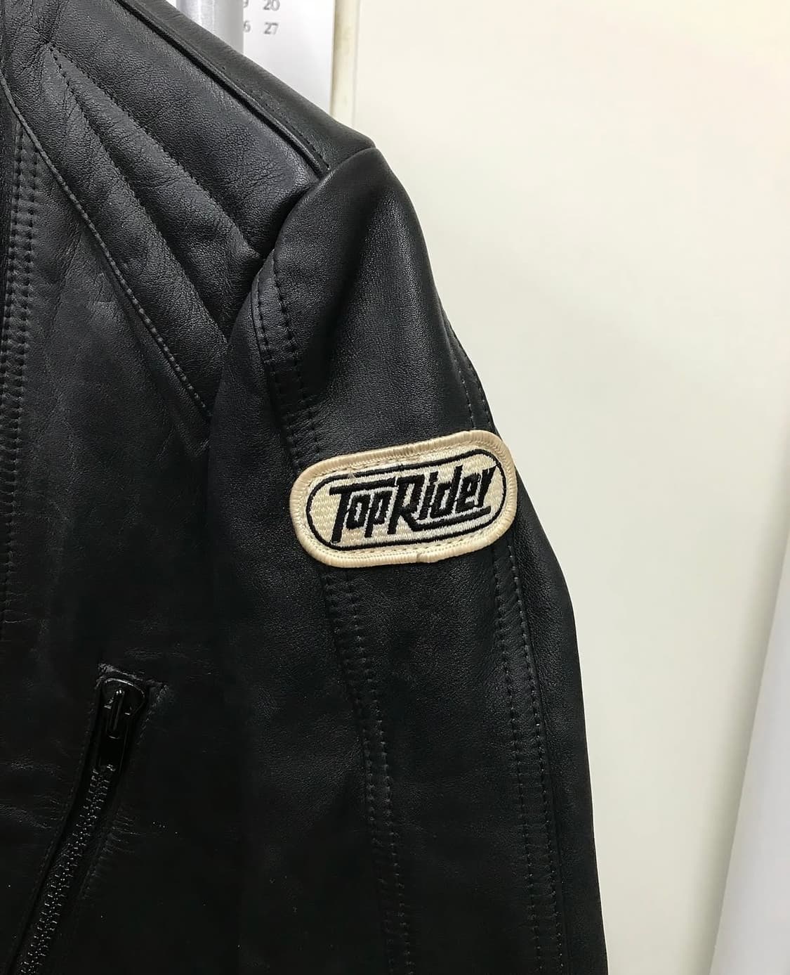 빈티지 레더 라이더 바이커 자켓 상품이미지3
