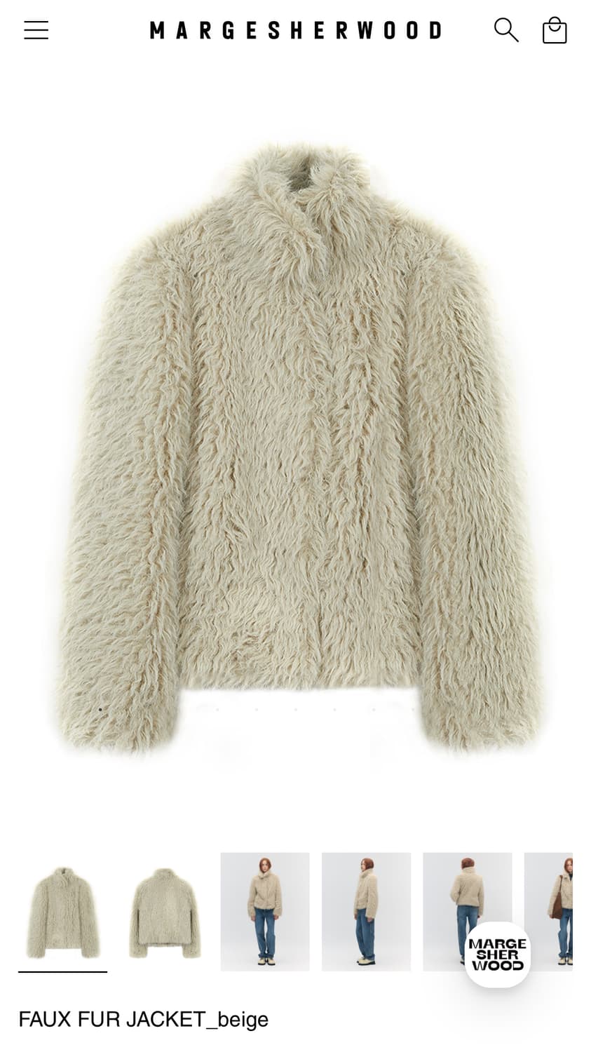 구해요) 마지셔우드 퍼자켓 1사이즈 상품이미지1