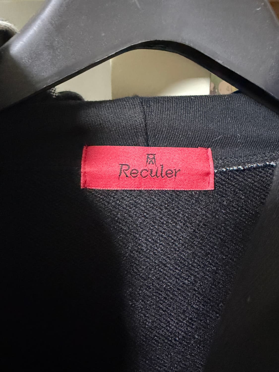 레큘리 체크 배색 후드티 상품이미지7