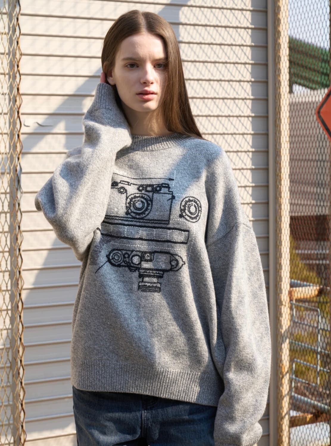 웨이비니스 카메라 니트 상품이미지1