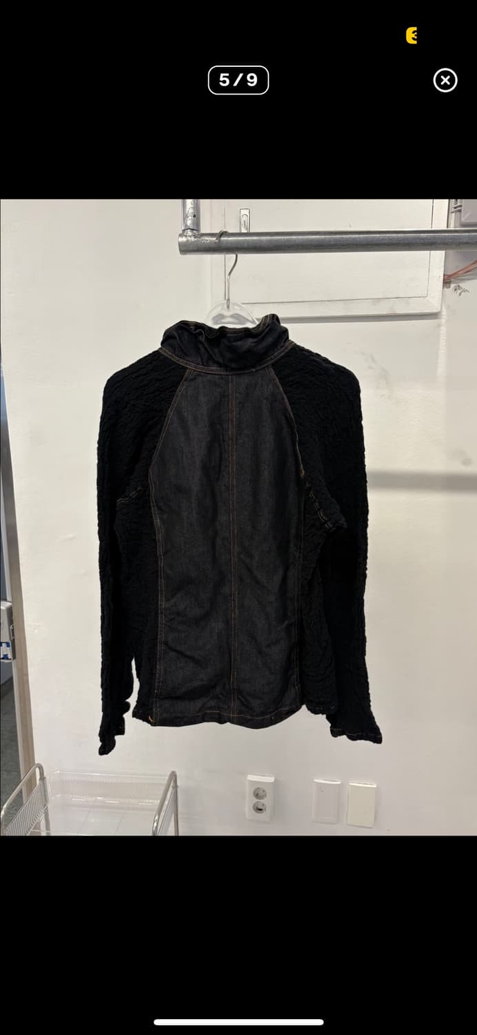 me Issey Miyake wrinkle denim zip up 상품이미지5