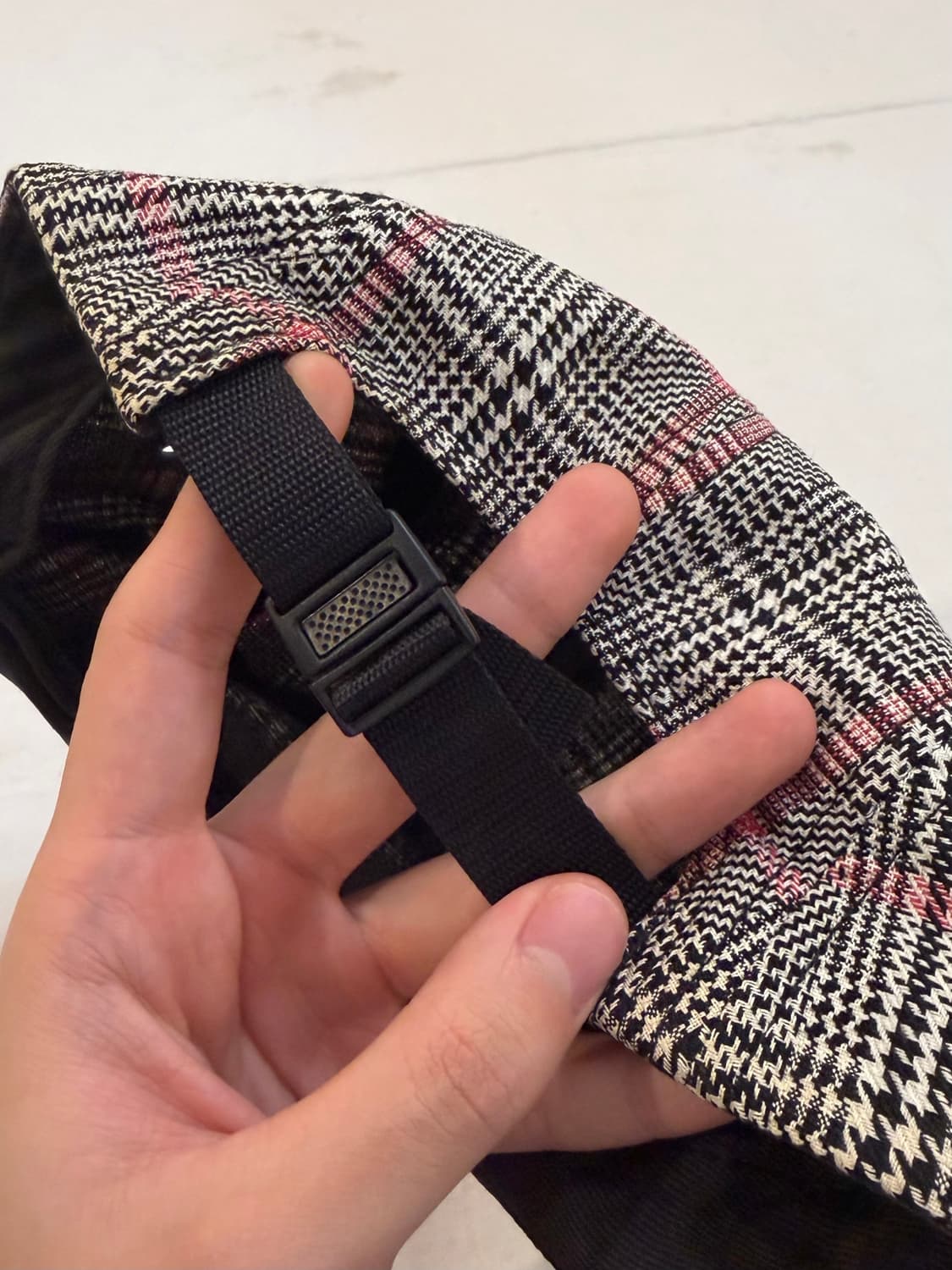 슈프림 박스로고 헤링본 체크패턴 플래드 캡프캡 상품이미지2