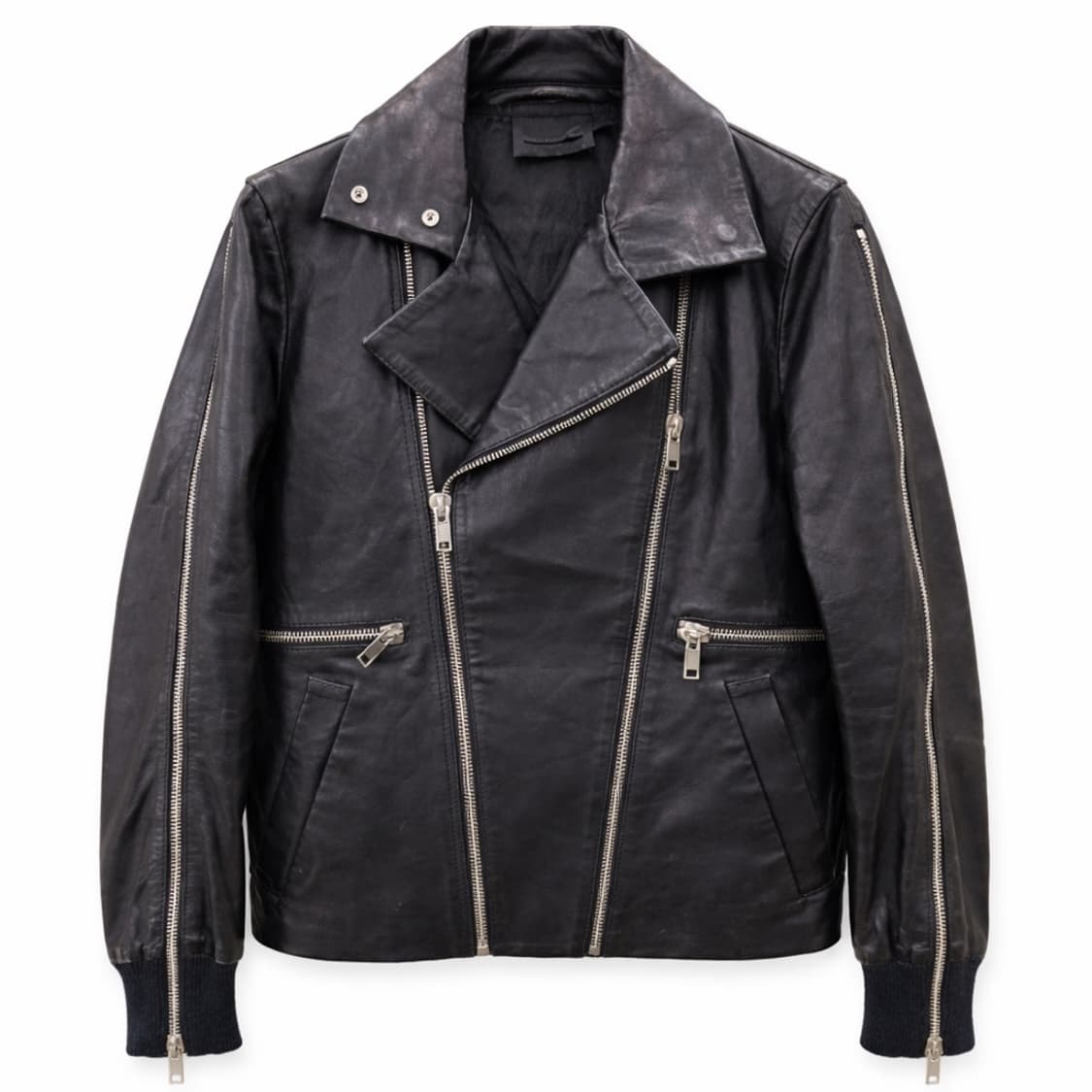 디젤 블랙골드 가죽 라이더 자켓 44 상품이미지1