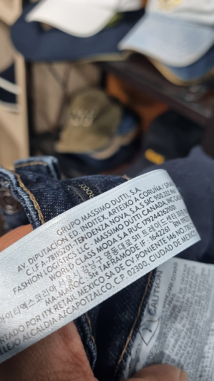 Massimo Dutti) 마시모두띠 진청 데님팬츠 스판 슬림 32 상품이미지6