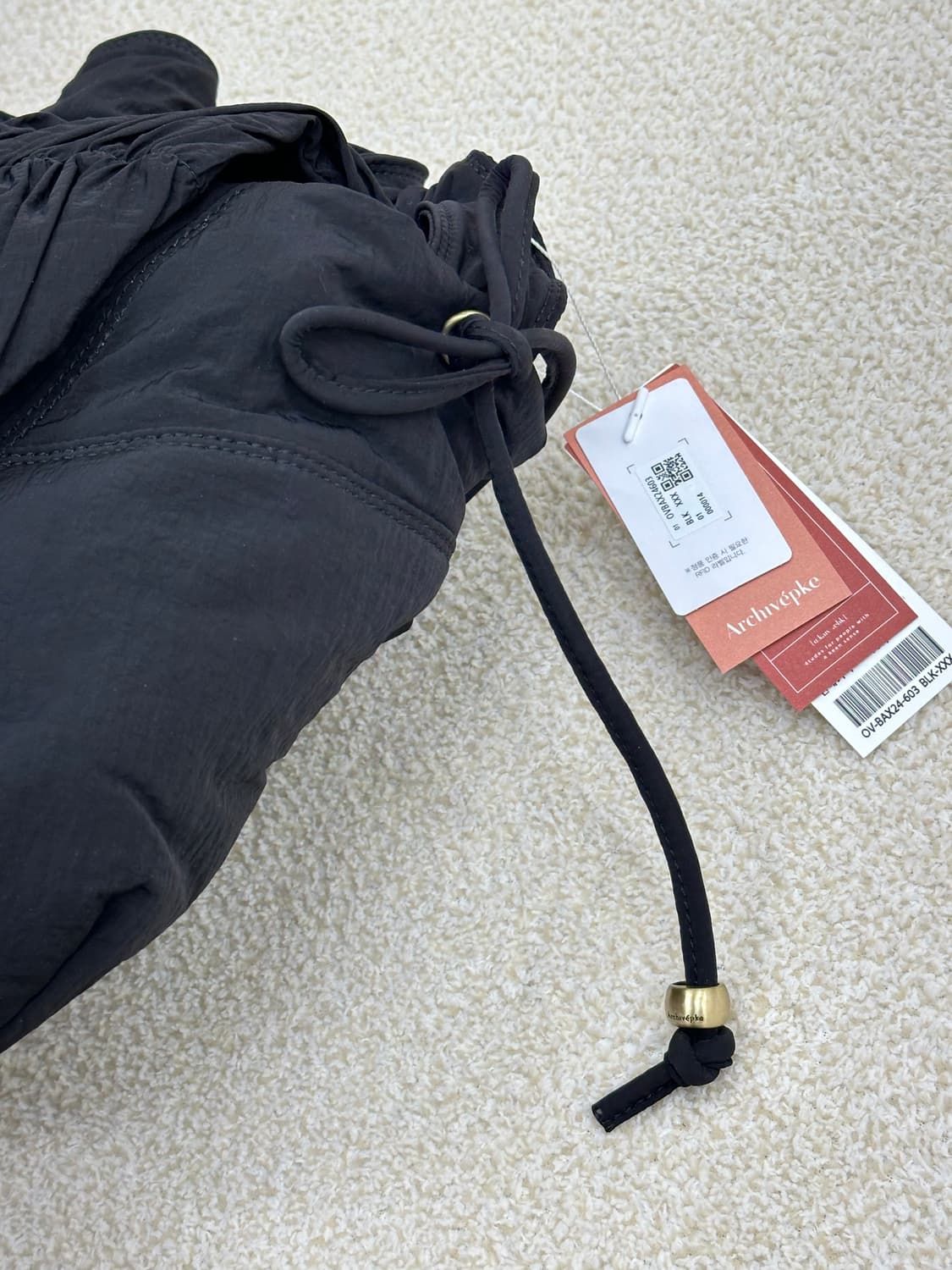 새상품) 아카이브앱크 패딩백 구름백  타이메일백 숄더&크로스 상품이미지6