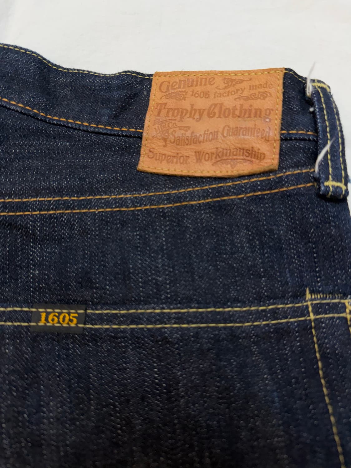 [32] 트로피클로딩 1605 생지 셀비지 더트 데님 팬츠 상품이미지4